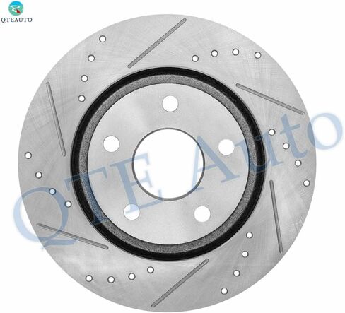 PM Auto Set of 12 Front 328mm-Rear 320mm Drilled Slotted Brake Disc Rotors-Ceramic Brake Pad Kit For 2006-2010 Jeep Commander in Saudi Arabia