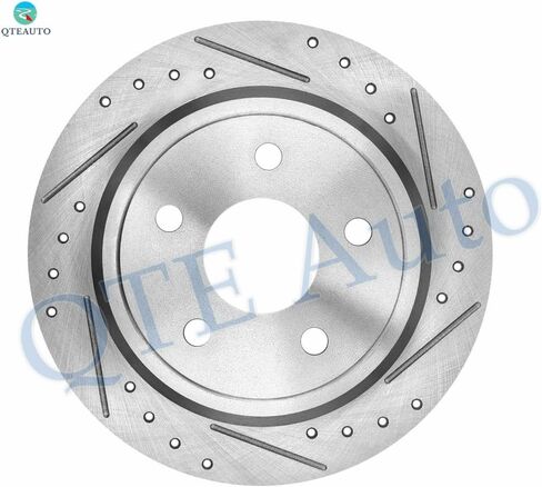 PM Auto Set of 12 Front 328mm-Rear 320mm Drilled Slotted Brake Disc Rotors-Ceramic Brake Pad Kit For 2006-2010 Jeep Commander in Saudi Arabia