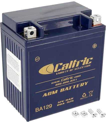 بطارية AGM Caltric متوافقة مع Yamaha Route 66 XV250 XV-250 XV 250 1988 1989 1990 in Saudi Arabia