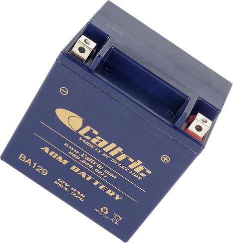 بطارية AGM Caltric متوافقة مع Yamaha Route 66 XV250 XV-250 XV 250 1988 1989 1990 in Saudi Arabia