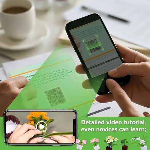 UzecPk Pipe Cleaner, Pipe Cleaner Flower Craft kit, 10 Colors Pipe Cleaners Bulk Chenille Stem Pipe Cleaners Plant Kit for DIY Craft Holiday Creative Decorations with Tutorial and Accessories in Kuwait