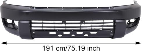 CAREONLINE New Blcak Front Bumper Cover Fascia Primed Fits for 2003-2005 To-yo-ta 4 Runner, OE：52119-35901 TO1000260 in Saudi Arabia