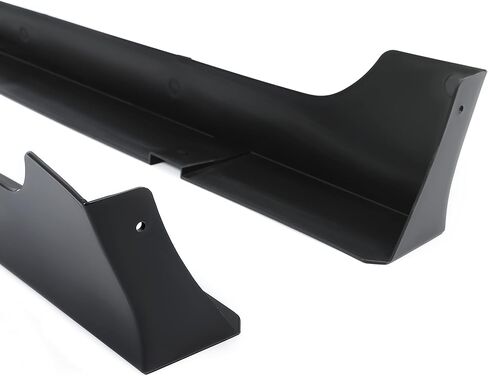 KUAFU Side Skirt Extension Spoiler Compatible with 2013-2017 Honda Accord 4DR Sedan Models Rocker Panel Diffuser Guard Spoiler Splitter Body Kit Plastic Carbon Fiber Style in Saudi Arabia