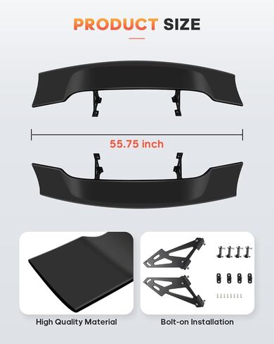 Findauto ABS Car Spoiler Wing Body Body Kits GT Motit in Saudi Arabia