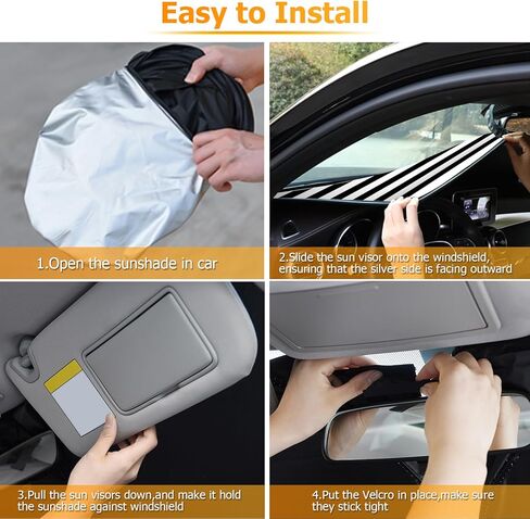 Bestview Windshield Sun Shade American Flag Custom Fit for 2019-2024 GMC Sierra, Foldable Front Window Sunshade Sun Visor Accessories Protector Block UV Rays Heat in Saudi Arabia