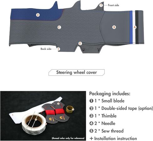 MEWANT Steering Wheel Cover for for Tesla Model 3 2017-2023 / Model Y 2020-2023 in Kuwait