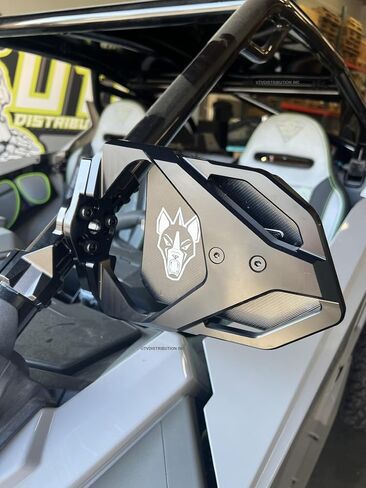 Chupacabra Offroad Race Race Mirrors (مجموعة من 2) أسود (1-3/4) in Kuwait