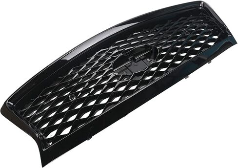 Glossy Black Front Bumper Upper Grille Replacement FIT 2018–2022 Infiniti Q50 Sedan – ABS Material, Sensor Holes Included in Saudi Arabia