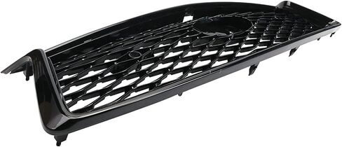 Glossy Black Front Bumper Upper Grille Replacement FIT 2018–2022 Infiniti Q50 Sedan – ABS Material, Sensor Holes Included in Saudi Arabia