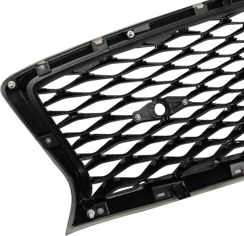 Glossy Black Front Bumper Upper Grille Replacement FIT 2018–2022 Infiniti Q50 Sedan – ABS Material, Sensor Holes Included in Saudi Arabia