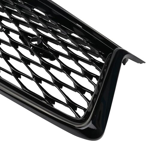 Glossy Black Front Bumper Upper Grille Replacement FIT 2018–2022 Infiniti Q50 Sedan – ABS Material, Sensor Holes Included in Saudi Arabia