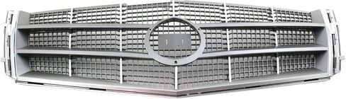 Garage-Pro Grille Assembly Compatible with 2008-2011 Cadillac CTS Chrome Shell with Painted Silver Gray Insert in Saudi Arabia