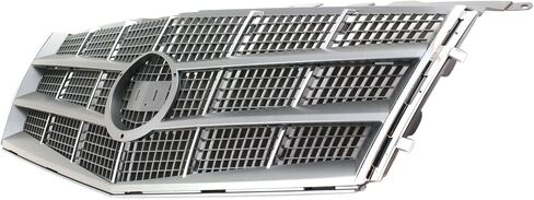 Garage-Pro Grille Assembly Compatible with 2008-2011 Cadillac CTS Chrome Shell with Painted Silver Gray Insert in Saudi Arabia