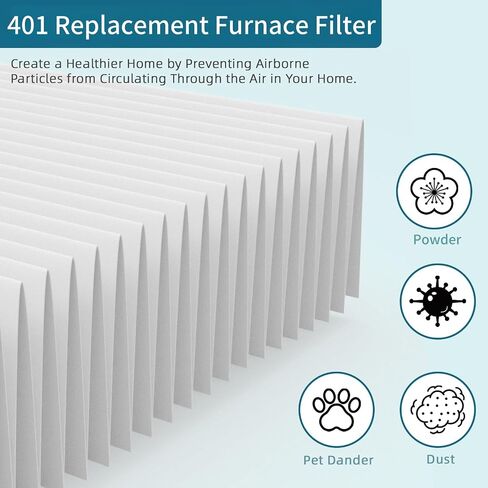3-Pack 401 Replacement Filter Compatible with AprilAire 2400, Space-Gard 2400 Whole-House Air Purifier, MERV-10 Furnace Filter, 16x25x6 Air Filter in Saudi Arabia