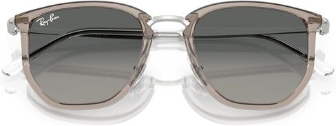 Ray-Ban Unisex Sunglasses Black Frame, Dark Grey Lenses, 53MM in Saudi Arabia