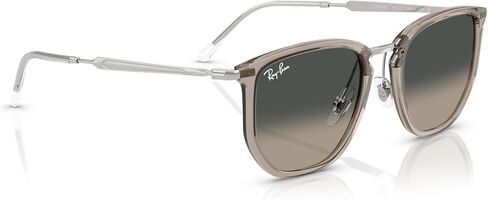 Ray-Ban Unisex Sunglasses Black Frame, Dark Grey Lenses, 53MM in Saudi Arabia