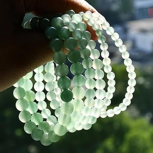 3 PCS Healing Crystal Beaded Bracelets for Women,Natural Stone Beads Stretch Bracelet Jewelry Gifts in Saudi Arabia