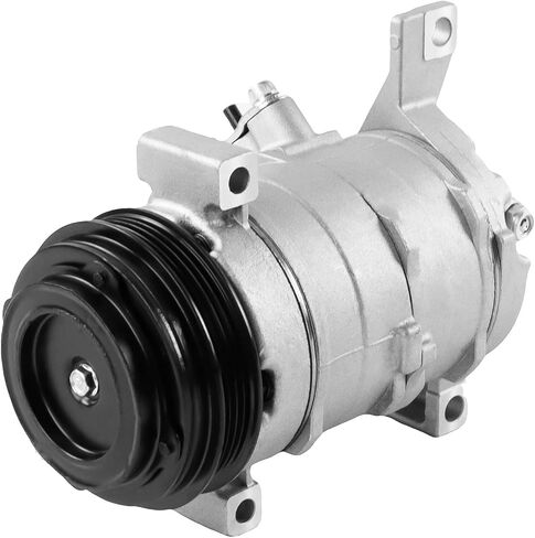 AC Compressor Fit for Escalade Silverado Suburban Tahoe GMC Sierra Yukon, 4.8L 5.3L 5.7L 6.0L 6.2L 8.1L, A/C with Clutch Replacement for 89024907 20784066 272531 4710315 4710316 10000631 in Saudi Arabia