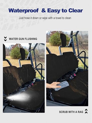UTV Seat Cover for Pioneer, Stylish Camo Bench Seat Cover for Honda Pioneer 700 700-4 2014-2024, Waterproof, Scratch Resistance, Dustproof, UTV Pioneer Seat Accessories (Camo) in Saudi Arabia