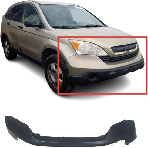 FITPARTS متوافقة مع غطاء الوفير العلوي الأمامي 2007 2008 2009 Honda CR-V EX-L LX Sport 07 08 09. جديد ، مستعد وجاهز للطلاء. ث/س الضباب ثقوب الضوء. ثغرات مستشعر الإسعافات مع وقوف السيارات in Saudi Arabia