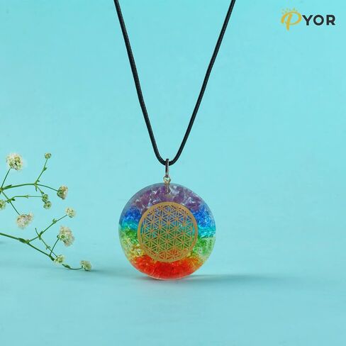 Chakra Tree, Healing Crystals, House Warming Gifts, Crystals And Healing Stones, Crystal Tree Of Life, Bonsai Tree, Meditation Accessories, Pendant Necklace Reiki Energy Balance Meditation Jewelry in Kuwait