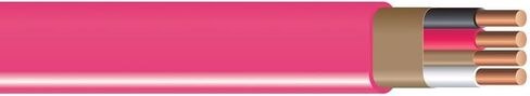Southwire Romex SIMpull Electrical Wire 10 Gauge 3 Conductor, 100Ft, NMB/G Wire, Pink 63948526 in Saudi Arabia