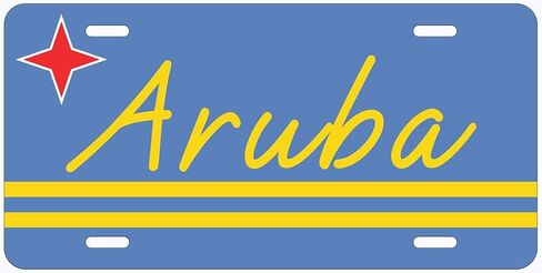 Flagnaa180 Aruba Flag with Name Car Car Auto ، in Saudi Arabia