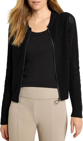 Nic+Zoe Zoe Women's Zip Mesh Mesh Cardigan in Saudi Arabia