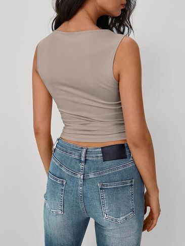 AUTOMET Womens Going Out Tank Tops Sleeveless Summer 2025 Trendy Cute Shirts Boat Neck Basic Y2K Fashion Outfit Clothes in Saudi Arabia