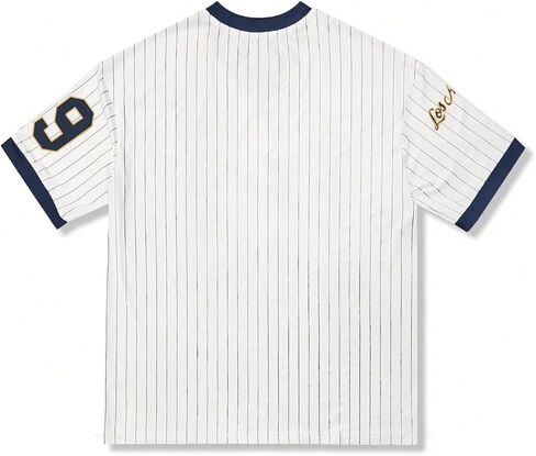 Verdusa Women's Jersey Shirts for Women Y2k Oversized Plus T Shirt Striped Number Graphic Tees Streetwear Tops in Saudi Arabia