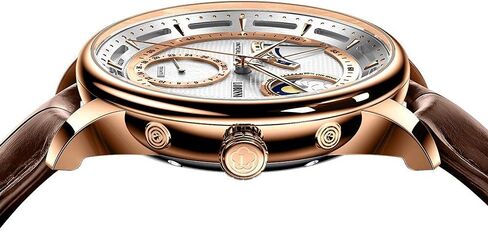 LOBINNI Men's Moon Phase Mechanical Automatic Watch Waterproof Wrist Dress Fashion Luxury Watches for Men in Saudi Arabia