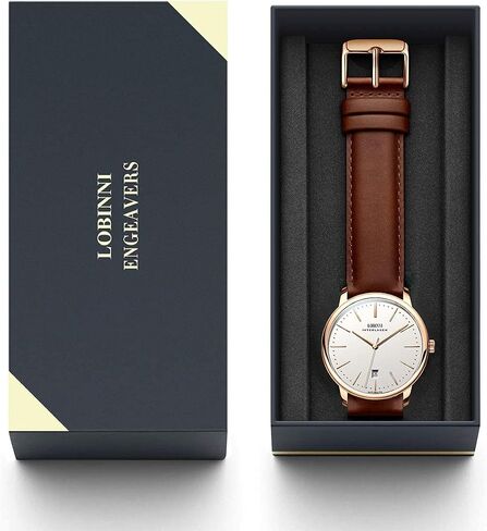 LOBINNI Men's Moon Phase Mechanical Automatic Watch Waterproof Wrist Dress Fashion Luxury Watches for Men in Saudi Arabia