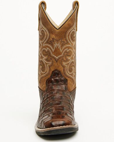 Cody James Boys 'Dale Crocodile Print Western Boot Broad Square Toe - BCBSP25P4 in Saudi Arabia