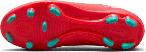 Nike Jr. Mercurial Vapor 16 Club Little/Big Kids' MG Low-Top Soccer Cleats (FQ8286-800, Ember Glow/Aurora Green) in Saudi Arabia