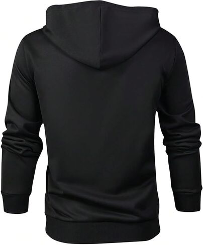 SOLY HUX Men's Gothic Zip Up Hoodies Graphic Oversized Hooded Lightweight Sweatshirt Jackets Streetwear in Saudi Arabia