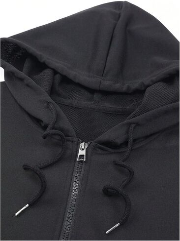 SOLY HUX Men's Gothic Zip Up Hoodies Graphic Oversized Hooded Lightweight Sweatshirt Jackets Streetwear in Saudi Arabia