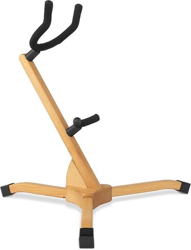 STRICH Saxophone Stand Display Holder For Alto/Tenor Sax, Wooden Sax Floor Stand Holder, Colour beech, SSS-10 in Kuwait