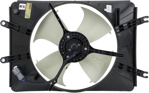 TRQ A/C Condenser Cooling Fan Assembly, 23 Inches, Compatible with 2003-2006 Acura MDX & 2005-2008 Honda Pilot, Automotive Fan, Fan in Saudi Arabia