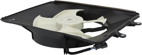 TRQ A/C Condenser Cooling Fan Assembly, 23 Inches, Compatible with 2003-2006 Acura MDX & 2005-2008 Honda Pilot, Automotive Fan, Fan in Saudi Arabia