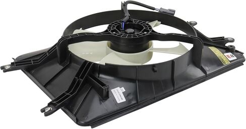 TRQ A/C Condenser Cooling Fan Assembly, 23 Inches, Compatible with 2003-2006 Acura MDX & 2005-2008 Honda Pilot, Automotive Fan, Fan in Saudi Arabia