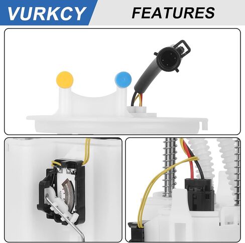 Electric Fuel Pump Module Assembly with Sending Unit Compatible with 2001 2002 2003 2004 Ford Escape, Tribute 2.0L 3.0L, Gas, Replace E2291M, SJ031335XB in Saudi Arabia