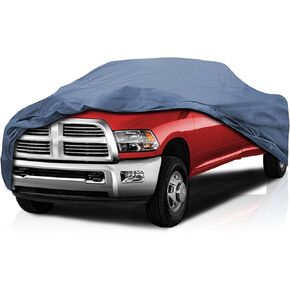 غطاء سيارة شاحنة خفيف الوزن بالإضافة إلى حجم كامل للحجم لعام 1999-2010 Dodge Ram 2500/3500 Pickup Crew Cab 4-Door 8 أقدام خدش ، حماية من الغبار رمادي in Kuwait