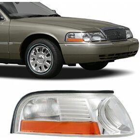 2003 2004 2005 Mercury Grand Marquis Side Marker Light - Replaces Passenger Side of Grand Marquis Signal Corner Lights - Parking Light Includes Lens and Housing in Saudi Arabia