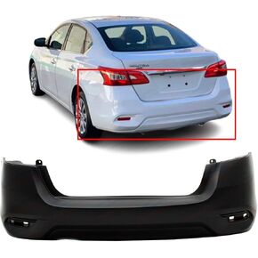 FITPARTS متوافقة مع غطاء المصد الخلفي 2016-2019 NISSAN Sentra SR ADVENT الحصري NISMO SL S SV SESS SEDAN 16-19. جديد ، مستعد وجاهز للطلاء. NI1100313 850223YU4J 2017 2018 in Saudi Arabia