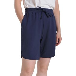 Weintee Women's 7 Inch Inseam Cotton Bermuda Shorts with Pockets in Saudi Arabia