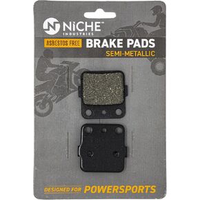 NICHE Brake Pad Set for Honda Rancher 420 TRX420 Yamaha Warrior Wolverine 350 Front Rear Semi-Metallic 3 Pack in Saudi Arabia