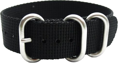HNS Watch Bands - Choice of Color & Width (20mm, 22mm,24mm) - Ballistic Nylon Watch Straps in Saudi Arabia