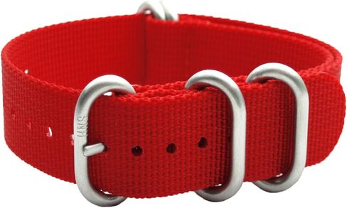 HNS Watch Bands - Choice of Color & Width (20mm, 22mm,24mm) - Ballistic Nylon Watch Straps in Saudi Arabia