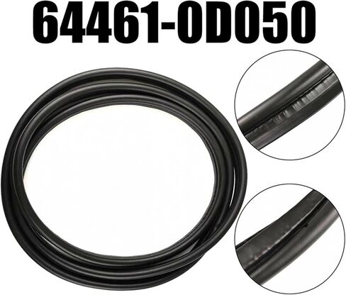 1pcs Blacke Rubber Trunk Rubber Seal For For Vios 2007-2012 OEM Number 64461-0D050 Car Accessories in Saudi Arabia