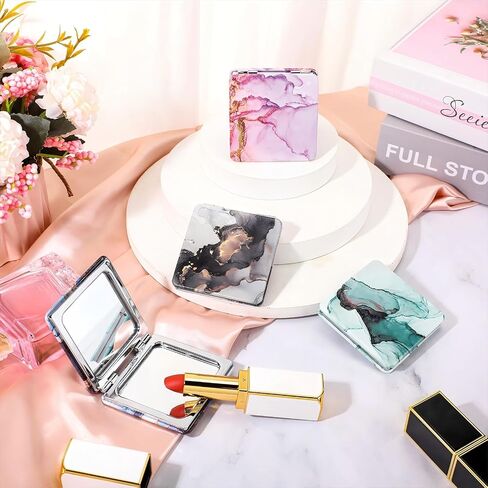 Cindeer Compact Mirror Bulk Small Purse Mirror Portable Pocket Hand Mirror Double Sided Magnifying Makeup Mirror Square with 2X 1x Magnification for Girls Woman Mother Travel(20 Pcs) in Kuwait